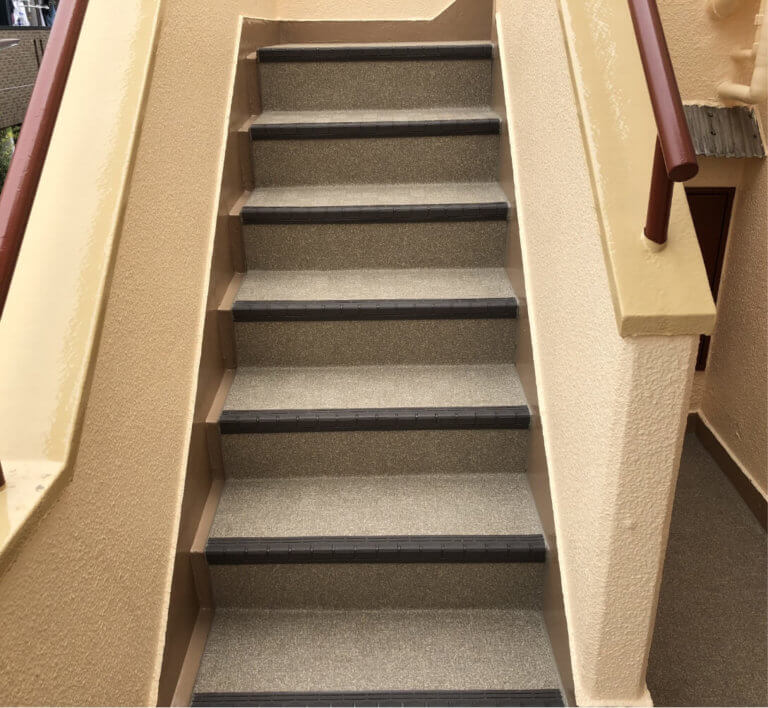階段用　防滑性塩化ビニル床シート
